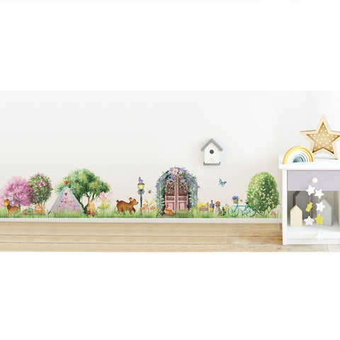 Image of Fairy Magical Village Wall Sticker Deco