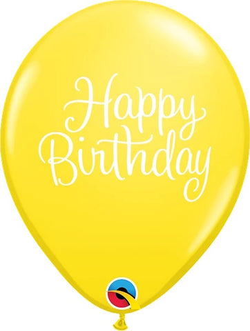 Image of Birthday Classy Script latex Balloon