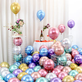 Chrome Mic Colour Balloon 5” 15pc
