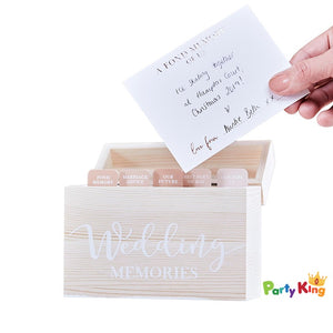 A Touch Of Pampas Keepsake Wedding Memories Box