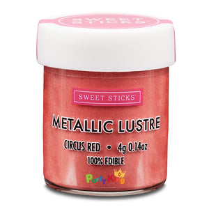 Metallic Lustre Circus Red Sweet Sticks