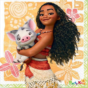 Moana Beverage Napkins