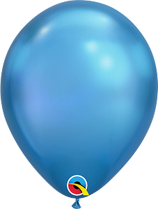 Qualatex Chrome Blue 11” Latex Balloon