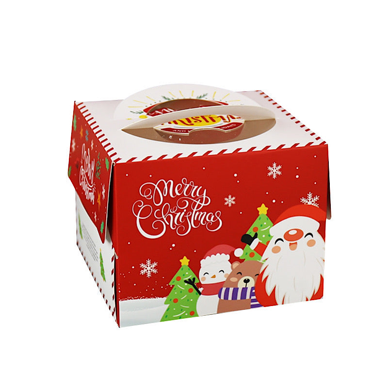 Christmas Cake Box Half Kg Cake Box/Plum Cake/Fruit Cake/Hamper (PACK of 8)  : Amazon.in: Home & Kitchen