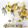 Balloon Garland Arch Gold, White and Confetti Balloon