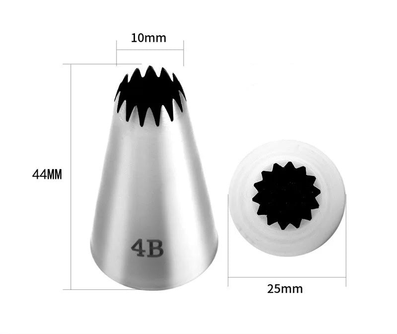 Pipping Tip 4B Stainless Steal