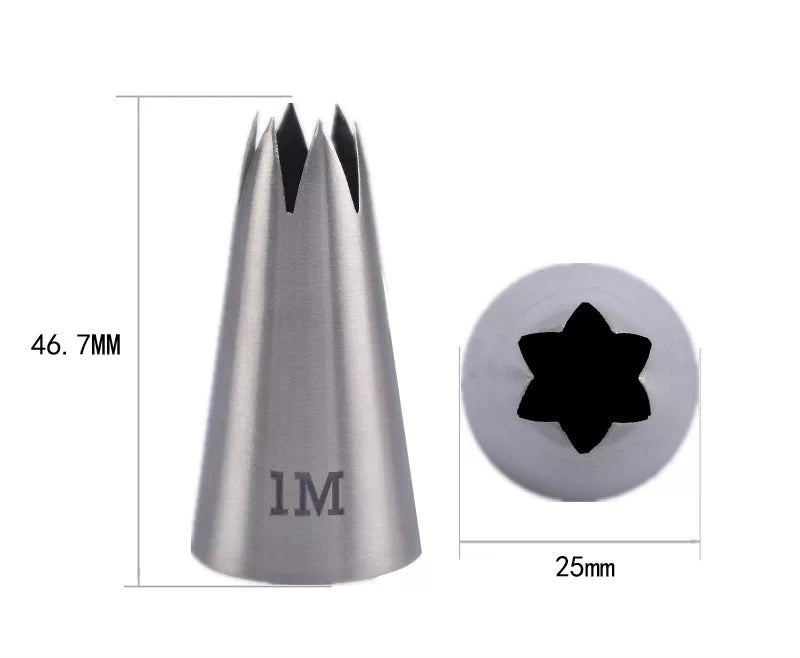 Pipping Tip 1M Stainless Steal