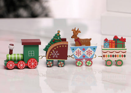 Christmas Festive Fun Train Set Colourful