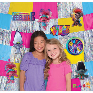 Trolls World Tour Deluxe Backdrop Decorating Kit