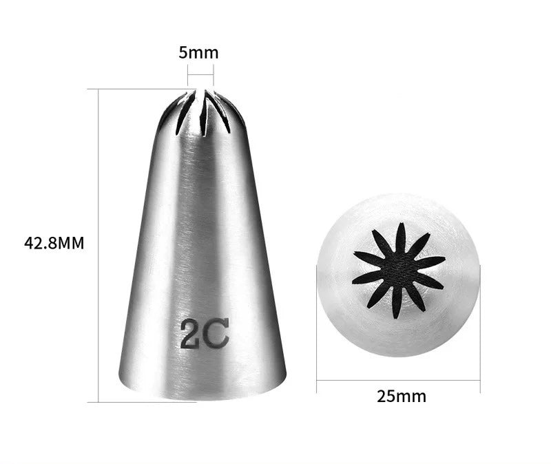 Pipping Tip 2C Stainless Steal