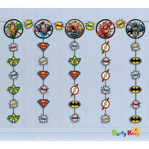 Justice League Heroes Unite Hanging String Decorations