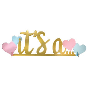 Gender Reveal It’s A… Foil Centrepiece