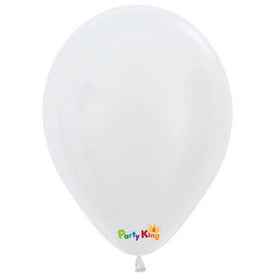 Sempertex Satin Pearl White 5” Latex Balloon