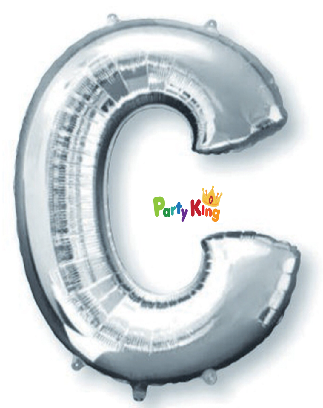 Silver Letter “C” Foil Balloon 16” (35cm)