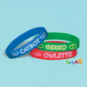 PJ Masks Rubber Bracelets Favor