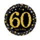 Sparkling Gold 60th 9” Plates 8pc