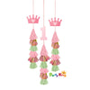 1st Birthday Girl Dangle Tassel Decorations