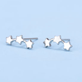 925 Silver Ear Stud Meteor Star