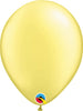 Qualatex Pastel Pearl Lemon Chiffon 11” Latex Balloon