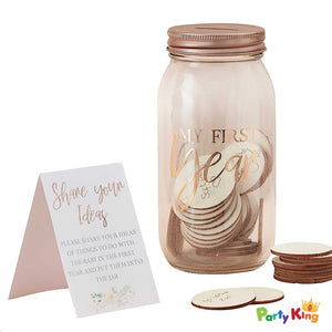 Baby In Bloom Memory Jar