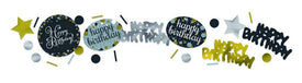 Happy Birthday Confetti Sparkling Gold