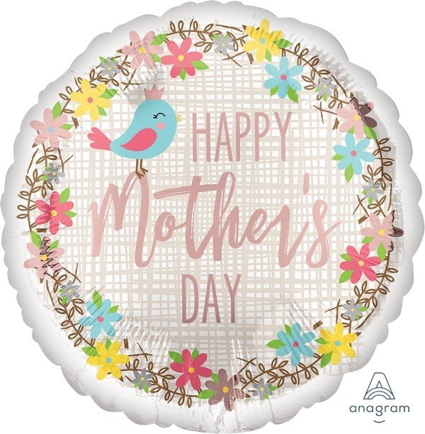 Happy Mother’s Day Pretty Bird Foil Balloon