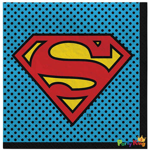 Justice League Heroes Unite Superman Lunch Napkins