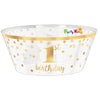 1st Birthday Hot-stamped Large Plastic Serving Bowl