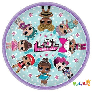 LOL Surprise 23cm Round Paper Dinner Plates