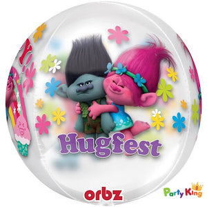 Trolls Clear Orbz Balloon