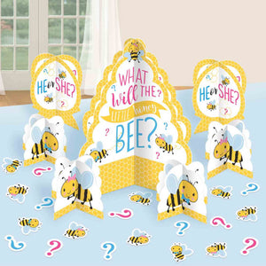 Gender Reveal What Will It Bee? Table Centrepiece Decorating Kit