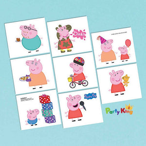 Peppa Pig Tattoo Stickers Favor