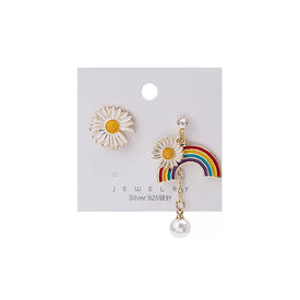 Dandelion and Rainbow Un-Match Earring