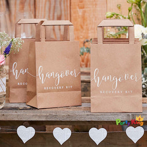 Rustic Country Wedding Hangover Cure Bags