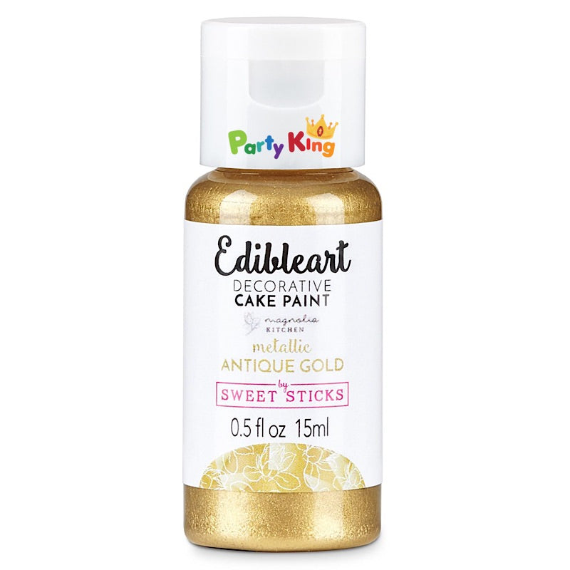 Metallic Cake Paint Antique Gold Sweet Sticks