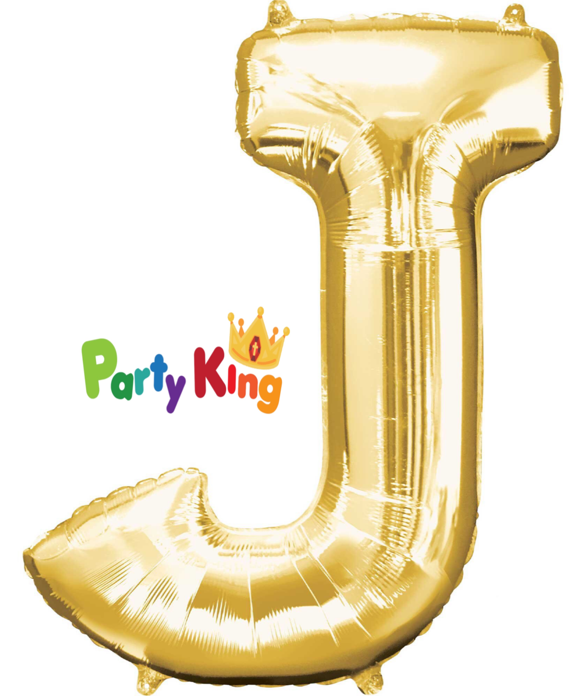 Gold Letter “J” Foil Balloon 16” (35cm)