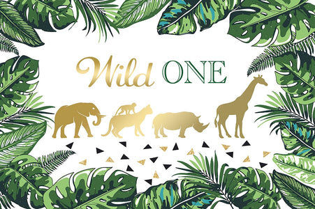 Safari Backdrop - Wild One