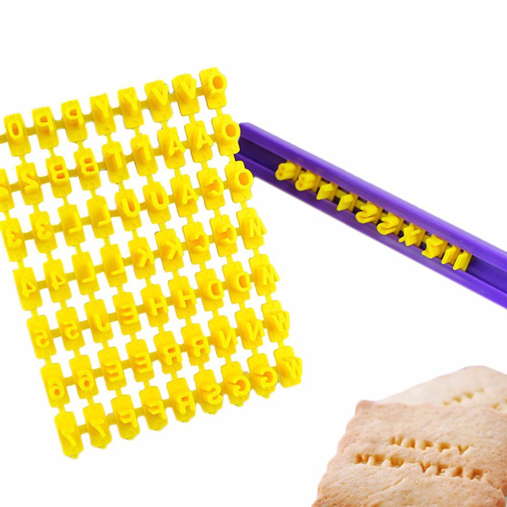 Alphabet Cookie Stamp Set