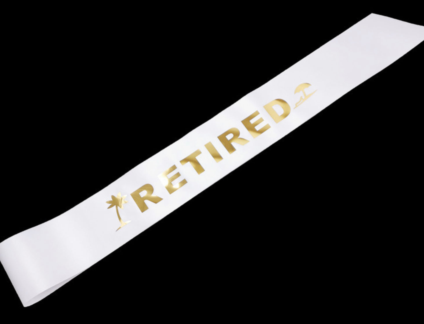 Retired Sash White Gold