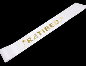 Retired Sash White Gold