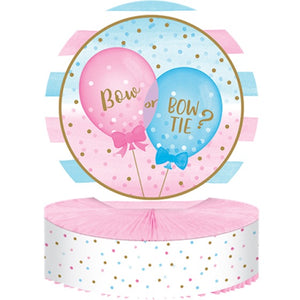 Gender Reveal Balloons Centrepiece Honeycomb