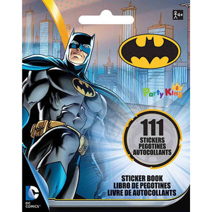 Batman Stickers Booklet Favor