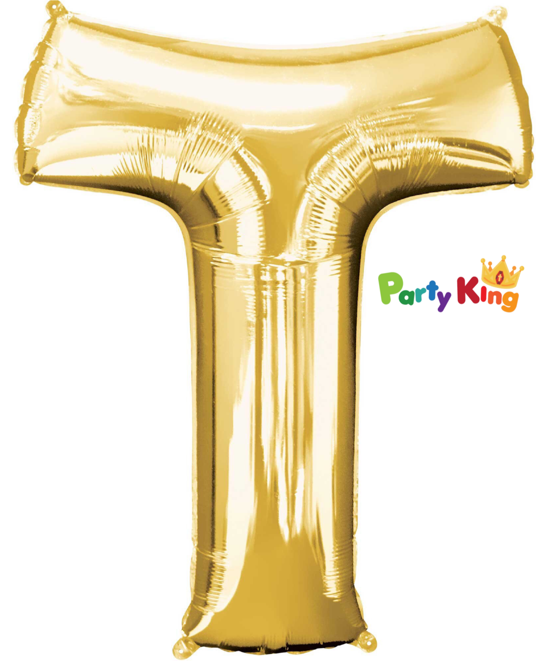 Gold Letter “T” Foil Balloon 16” (35cm)