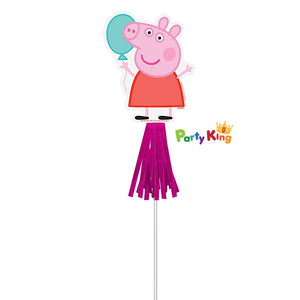 Peppa Pig Confetti Party Wands Glittered