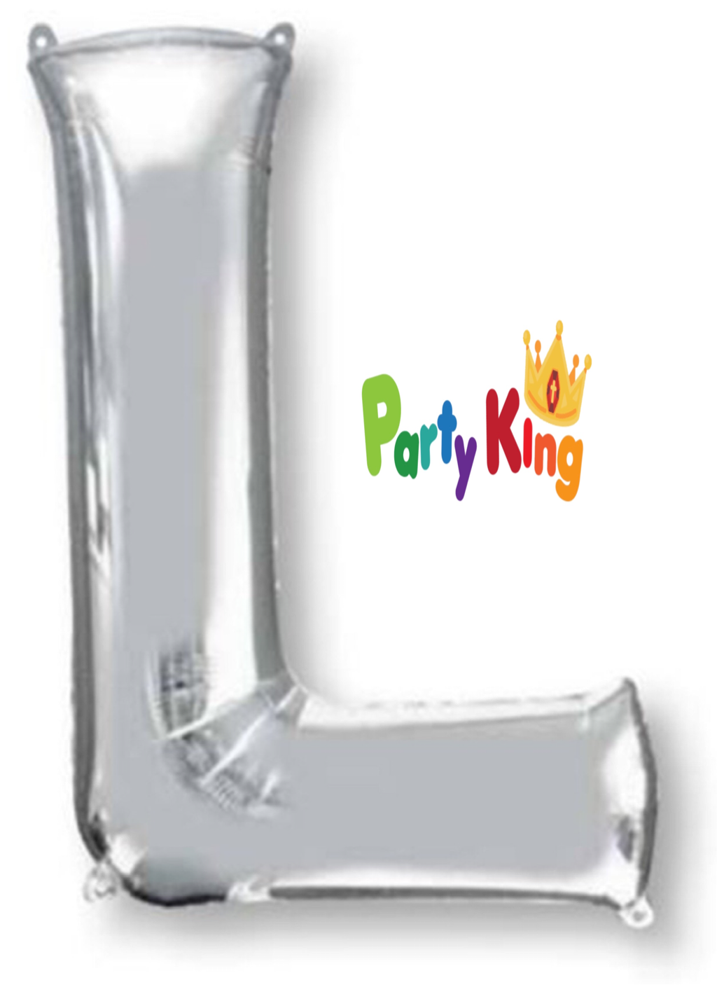 Silver Letter “L” Foil Balloon 16” (35cm)