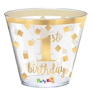 1st Birthday Hot-stamped Tumblers