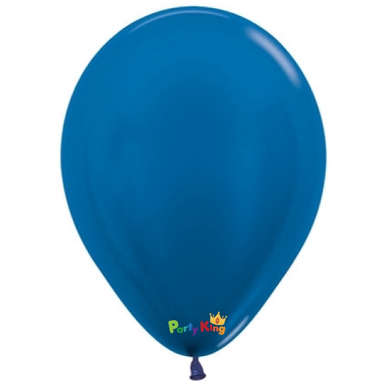 Sempertex Metallic Blue 11” Latex Balloon