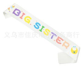Big Sister Sash White