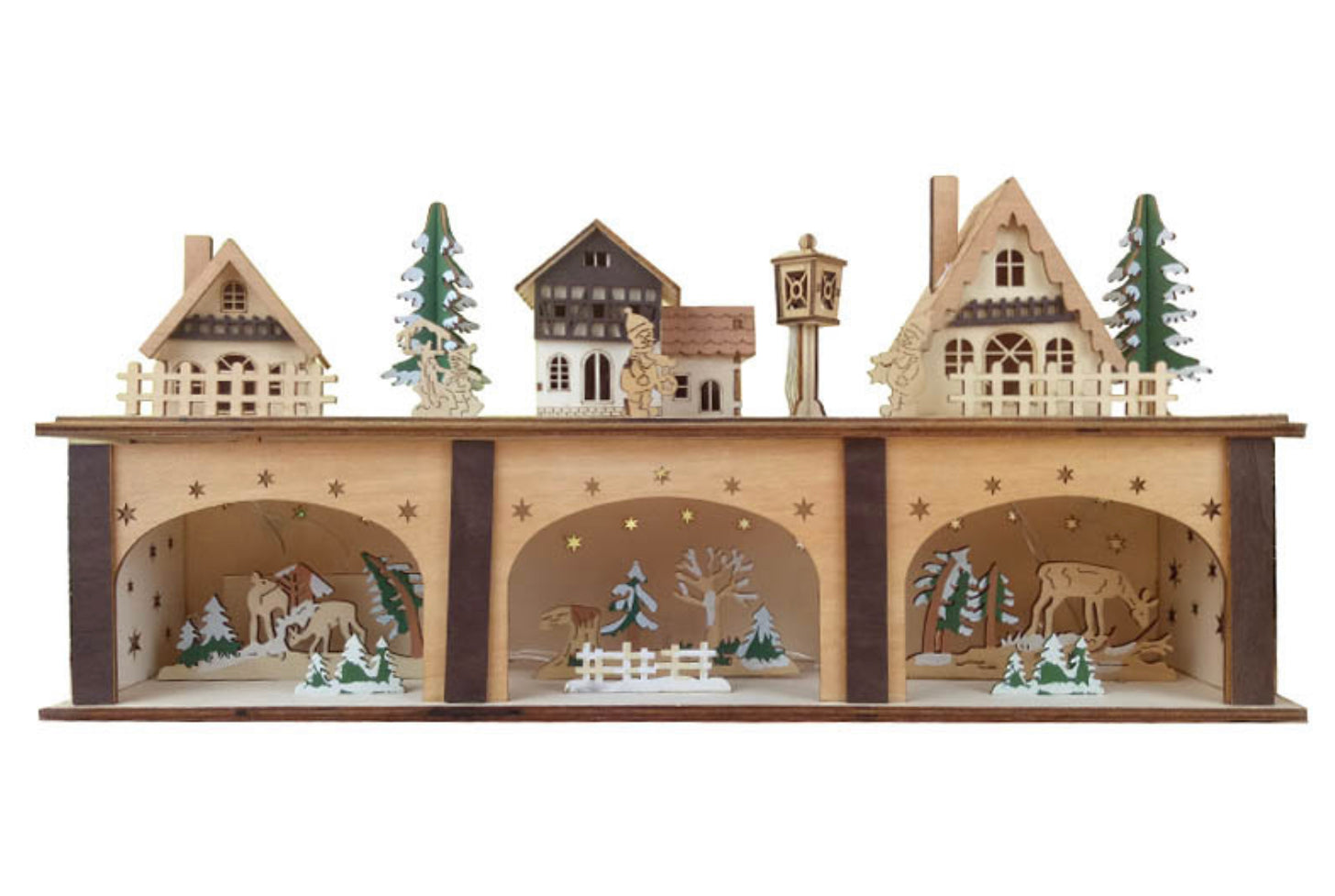 LED Wooden Scene Large
