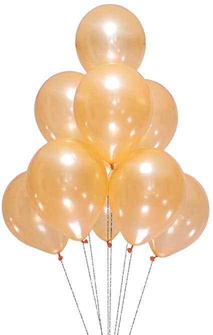 Pearl Champagne Colour Balloon 10” 15pc